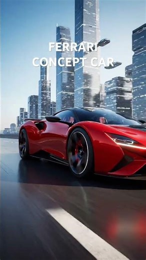 Ferrari Future Concept Car #ferrari #conceptcar #futurecars