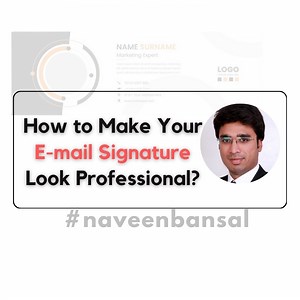 A Simple Email Signature? Naah! Make it more professional this way! Trick: Incorporate a visually appealing banner or call-to-action (CTA) in your email signature to drive engagement. 💬Hyperlinking: Make sure the banner and CTA are hyperlinked to relevant landing pages or promotional materials. 💬Social Media Icons: Include clickable social media icons to encourage recipients to follow your company on various platforms. 💬Consistency: Ensure consistency in design and messaging with your overall