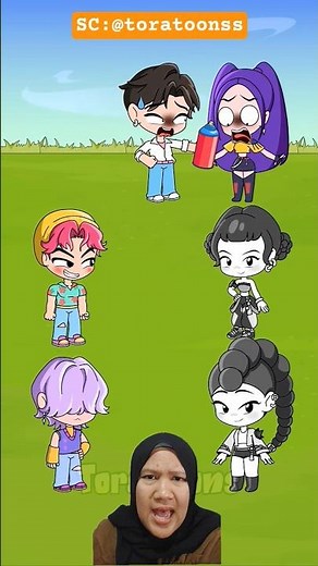 Coloring Challenge with Rumi, Mira, Zoey | toratoonss #rumi #mira #zoey #kpopdemonhunters #huntrix