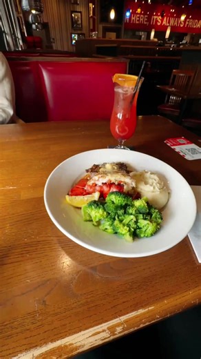 Friday Night Rich has us feeling some type of way 🤤 Steak and Lobster dinner for just $24.99 every Friday night! | TGI Fridays