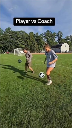 Soccer juggling challenge. Player vs Coach skill challenge. #soccer