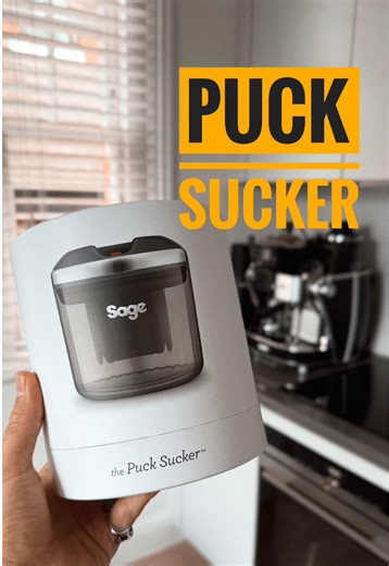 PUCK SUCKER! Yep, that’s right, the knock box that really sucks! I actually hadn’t considered one of these before but since fusedvisions makes an adapter - I can now use it both with my @Sage Appliances machine and any other 58mm I own. If you’ve never considered it, it’s actually very good at doing its job. No banging no mess. Plus if you’ve never considered it before because you have a normal 58mm, you can also use the code CONVERSING to get 30% off on anything from FusedVisions including the 