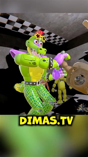 GIGA Monty Teaches Chica to Guard Freddy's Pizzeria in Bonelab FNAF VR Coop Part 9