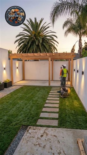 This Backyard Was Ugly… Until We Built the Perfect Pergola #renovation #diy
