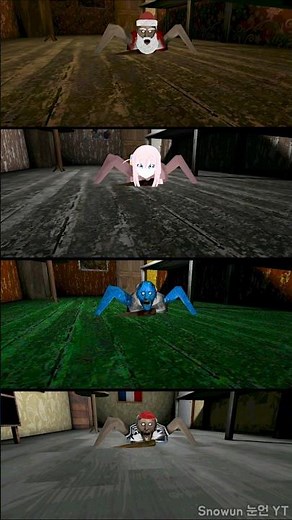 Granny 1.8.8 Christmas vs Bocchi The Rock vs Secret Haha vs French Granny | Under Bed Jumpscares