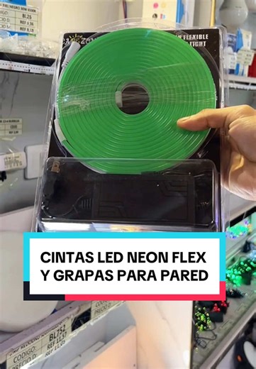 Cintas led neon flex y grapas de pared Se nos agotan rápido así como se va la luz 💡 En LDD1 siempre traemos lo mejor para ti ❤️ ¡OBTÉN TUS PRODUCTOS FAVORITOS EN NUESTRA TIENDA! 🧑‍💻Con nuestro asesor de ventas Escribenos📲 04129836891 📍¡VEN A CONOCERNOS! Puedes encontrarnos en Sabana Grande, Av Solano con calle Santos Erminy, diagonal al Rest. La Huerta. 🚚 ¿NO PUEDES VENIR? No te preocupes, realizamos envíos nacionales a través de ZOOM y MRW para que puedas disfrutar de nuestros productos d