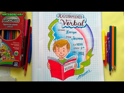 PORTADA DE RAZONAMIENTO VERBAL - Caratulas para cuadernos