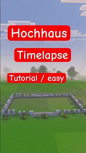 Minecraft Hochhaus / Plattenbau Timelapse Tutorial How to Build Easy Building in Mc / Anfänger