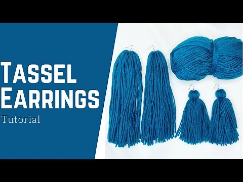 DIY TASSEL EARRINGS TUTORIAL