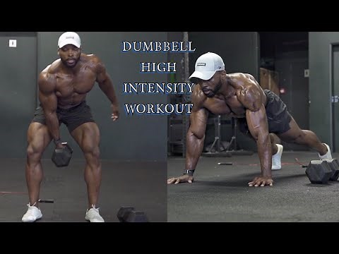 DUMBBELL ONLY WORKOUT | HIGH INTENSITY INTERVAL TRAINING (HIIT)