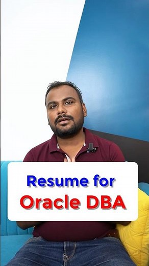 Resume for Oracle DBA | How to put an Oracle database in a resume? | Ankush Sir