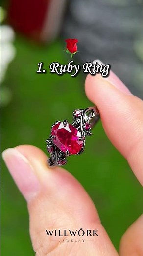 Ruby vs Garnet Engagement Ring Showdown | Which Gem Will She Choose?