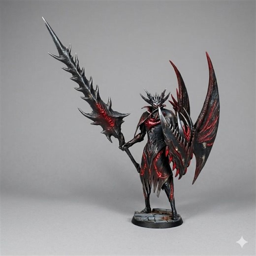 Queen’s Knight Miniature | Code Vein Inspired Boss Figure - Etsy