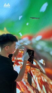 ✨A Curved LED Display with flexible modules — seamless, sleek, and...