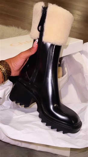 Chloe Betty Rain Boots in PVC for Fall Fashion