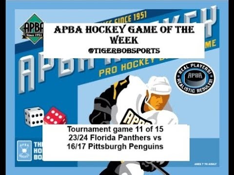 Apba hockey NHL 2023/24 Florida Panthers vs 2016/17 Pittsburgh Penguins tournament game #11 of 15