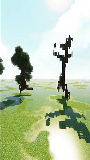 10 Custom Mangrove Tree Design for the 1.19 Minecraft Wild Update #shorts