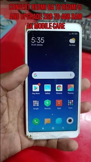 Redmi 6A To Redmi 6 Convert and Upgrade 2GB To 4GB Ram / Redmi 6A Emmc Change With 4GB/64GB
