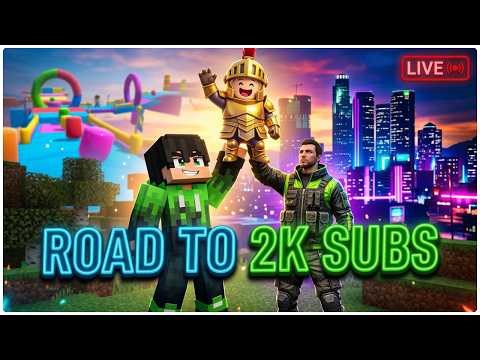 🔴Road to 2K SUBS | Live Stream | Hi Tech Gamer ✅