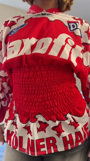 Jersey tutorial 🪡 #thrifted #thriftflip