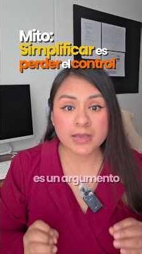 ¿Simplificar es perder el control?