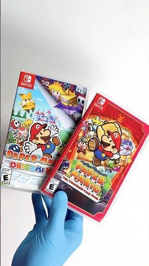 Two Paper Mario games have been released for the Nintendo Switch#unboxing #mario #nintendo