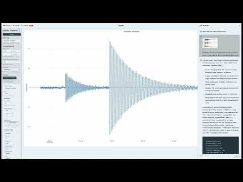 How to quickly generate seismograph data with an AI agent