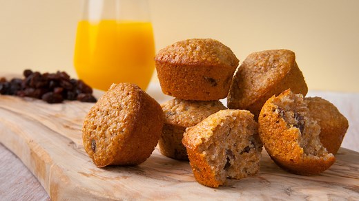 Anna Olson's Raisin Bran Mini Muffins - Breakfast Baking