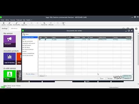 SAGE GESTION COMMERCIALE : Cas pratique de gestion commerciale d'une entreprise 1ere partie