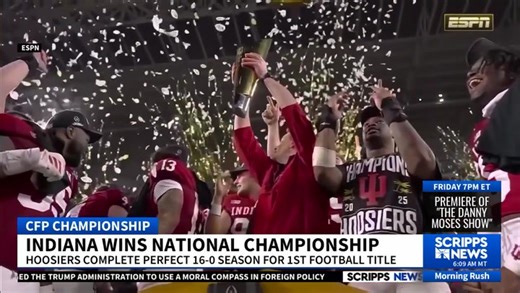 Indiana Hoosiers crowned football champions in historic win