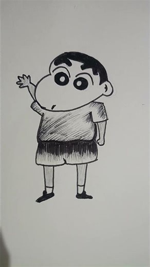 #shinchan to future shinchan glow up# drawing # like and subscribe guys 😊