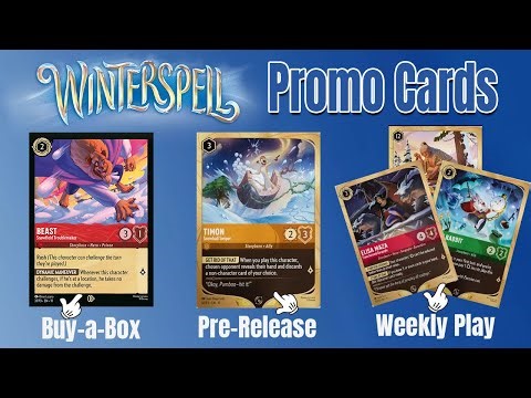 Winterspell Promo Cards Revealed | Organized Play & Buy-a-Box