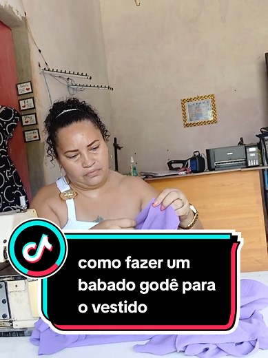 Como Fazer um Babado Godê para o Vestido