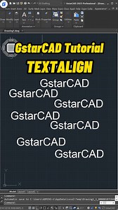 11 reactions | Effeciently organize and align texts with TEXTALIGN command in GstarCAD!  #GstarCAD #TEXTALIGN | GstarCAD | Facebook