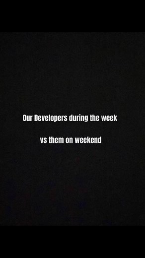 Our developers at work vs. on the weekend... who would’ve thought? 😂#weekendwork #fypp#zimtiktok #cooperate