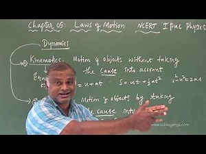 1 PUC - PHYSICS - LAWS OF MOTION - PART 1