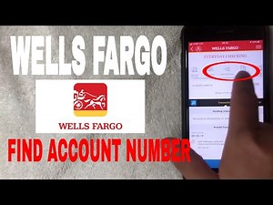 ✅ How To Find Wells Fargo Account Number In App 🔴