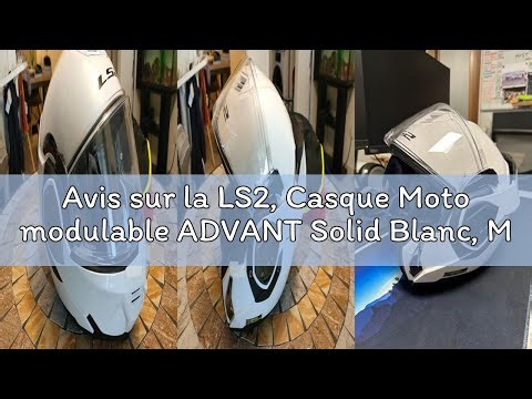 Avis sur la LS2, Casque Moto modulable ADVANT Solid Blanc, M