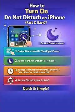 How to Turn On Do Not Disturb on iPhone Fast & Easy