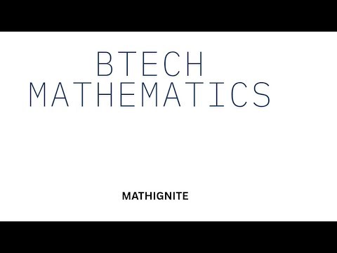 BTECH MATHS INFINITE SERIES 1