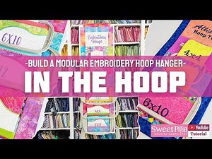 Finally, a Better Way to Store Embroidery Hoops | Sew Along Tutorial