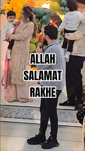 ALLAH SALAMAT RAKHE - AHTSHAM ASLAM || Birthday & Aqiqah Performance Leeds