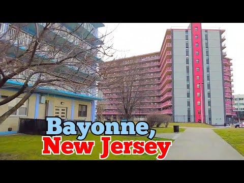 Walk tour in Bayonne, NJ | Inside and outside the area around Bayonne Housing Authority