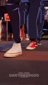 WALK LIKE RONALD WITH THEM CONVERSE! #converse #walklikeronald #jujutsukaisen #dotswoosh #nike #anime #gojo #fortnite @fortnite | DARTHWARGOD