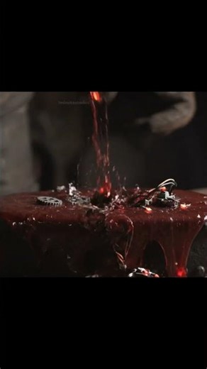 ASMR Slicing a Coffin with a Jello Surprise Inside!