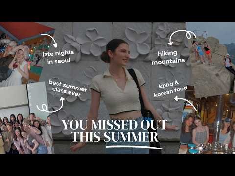 i went to KOREAN SUMMER SCHOOL... here's how it went 🇰🇷📚˚୨୧⋆｡˚ ⋆