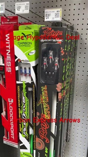 Rage Hypodermic Deal | Carbon Express Arrows