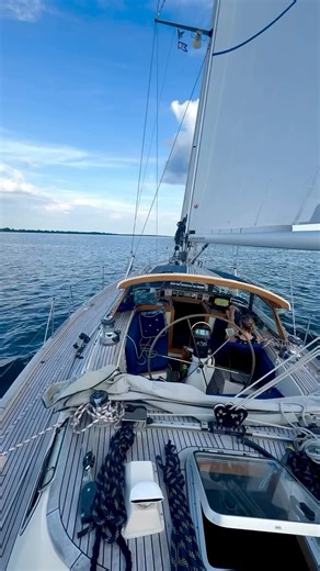 A slice of sailing perfection from the Limfjord 🇩🇰 @sailing_ingridmarie | PredictWind