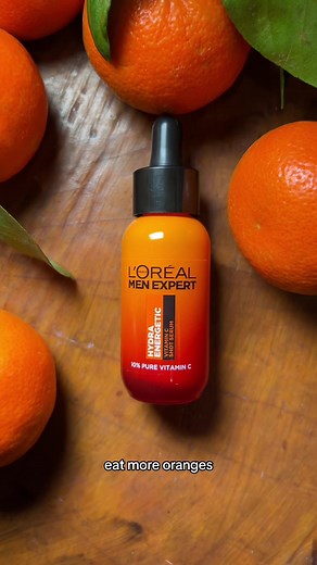 The new @L’Oréal Paris Men Expert Vitamin C Shot Serum contains 10% pu...