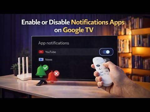 How to Turn OFF or ON Notification of ANY App in Google TV | Android TV